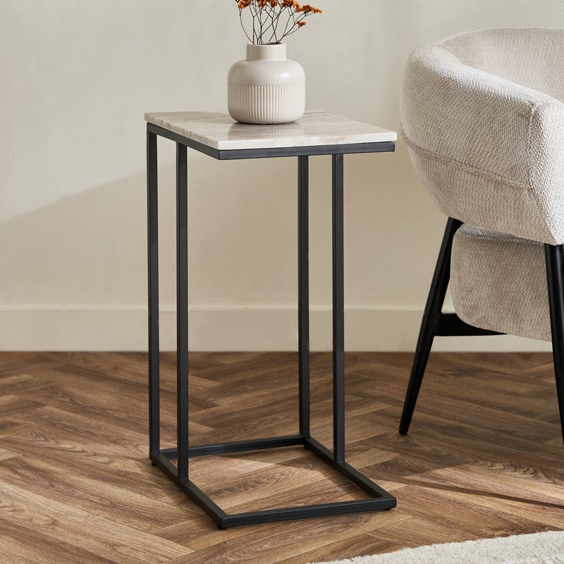 Home Box C Table with Marble Top for Living Room - Image 1